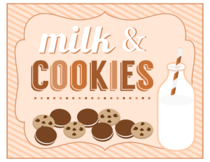 milk-and-cookies-vintage-poster
