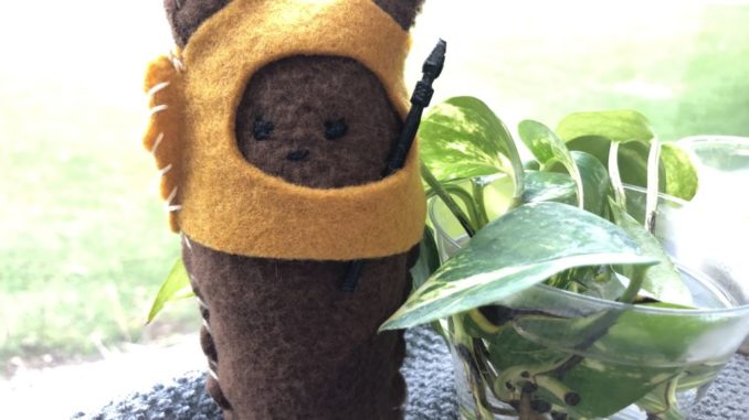 handmade ewok plush