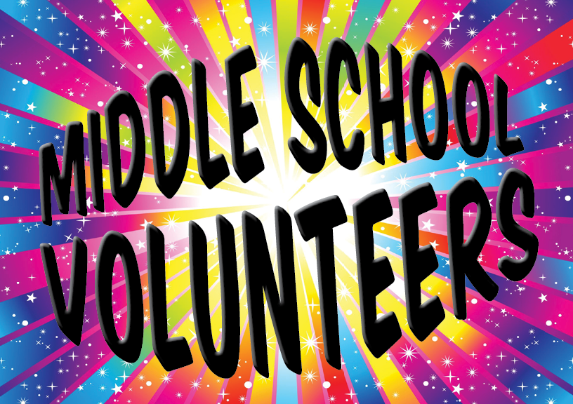 Middle School Volunteers