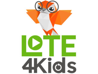 The Lote4Kids logo of an owl wearing glasses