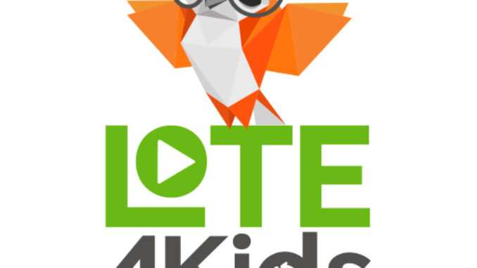 The Lote4Kids logo of an owl wearing glasses