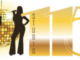 An Image of a golden Disco ball and the words Studio 115